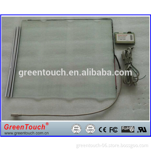 GT-SAW-15.1N-4FS 15" transparent touch glass SAW touch screen elo touch screen for POS ATM Machine Industrial Machine Kiosk
